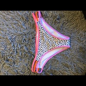 VS Leopard and Neon Cheeky Bikini Bottom